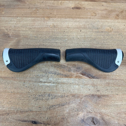 Low Mile! Ergon GP1 Lock-on Flat Bar Handlebar Bike Grips 201g