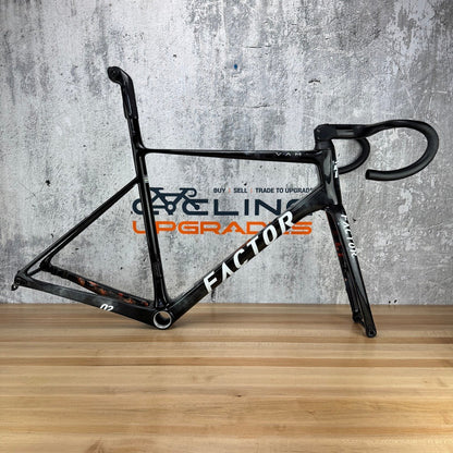 Low Mile! Factor 2025 O2 VAM 54cm Storm Carbon Frameset 700c 1799g