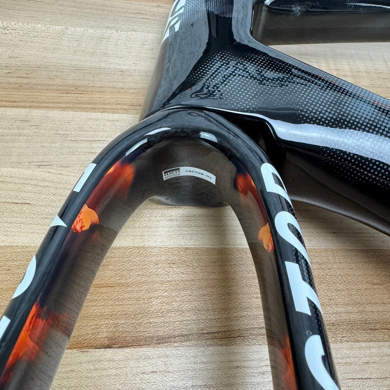 Low Mile! Factor 2025 O2 VAM 54cm Storm Carbon Frameset 700c 1799g