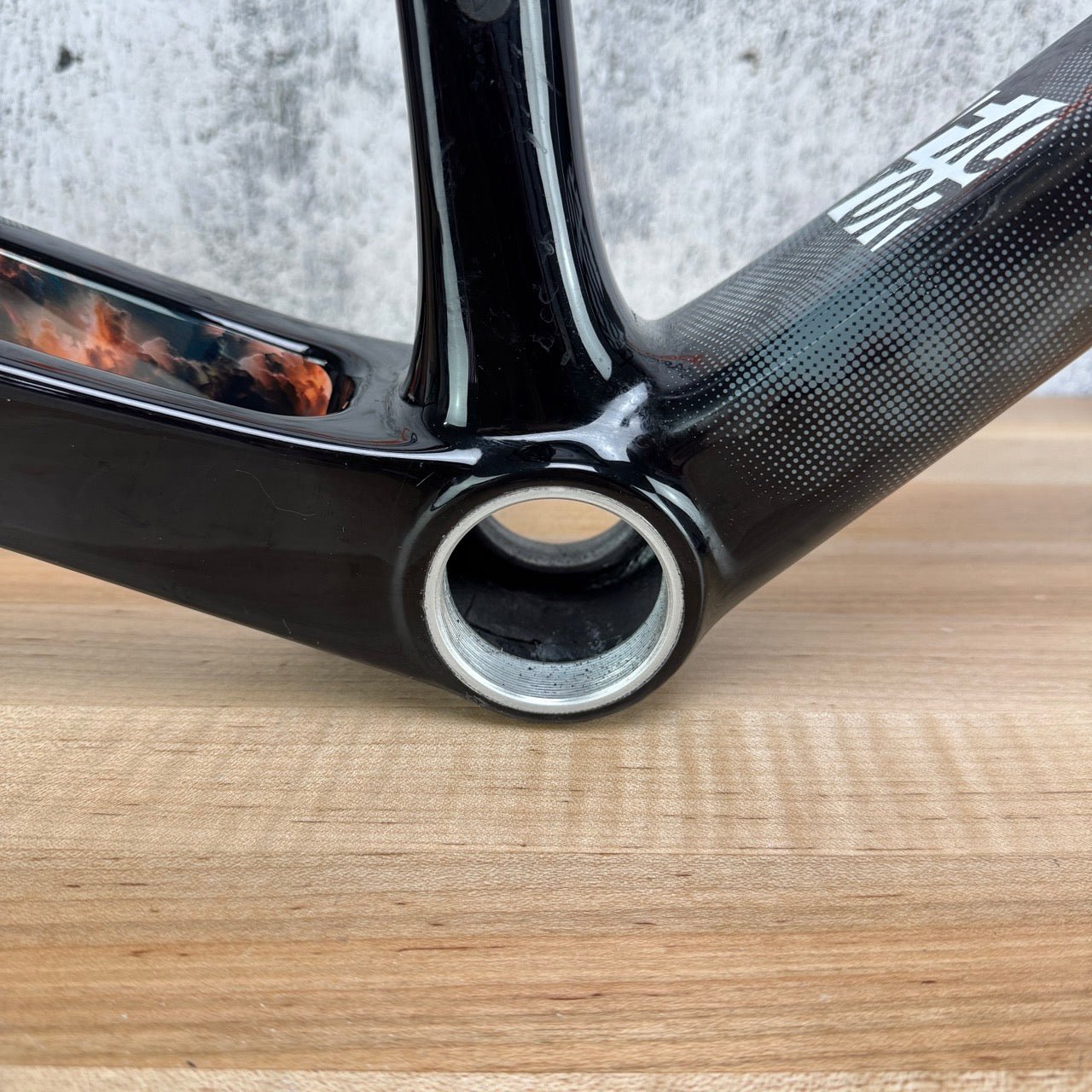 Low Mile! Factor 2025 O2 VAM 54cm Storm Carbon Frameset 700c 1799g