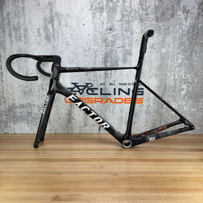 Low Mile! Factor 2025 O2 VAM 54cm Storm Carbon Frameset 700c 1799g