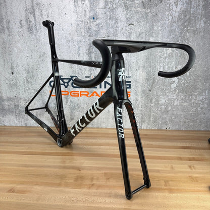 Low Mile! Factor 2025 O2 VAM 54cm Storm Carbon Frameset 700c 1799g