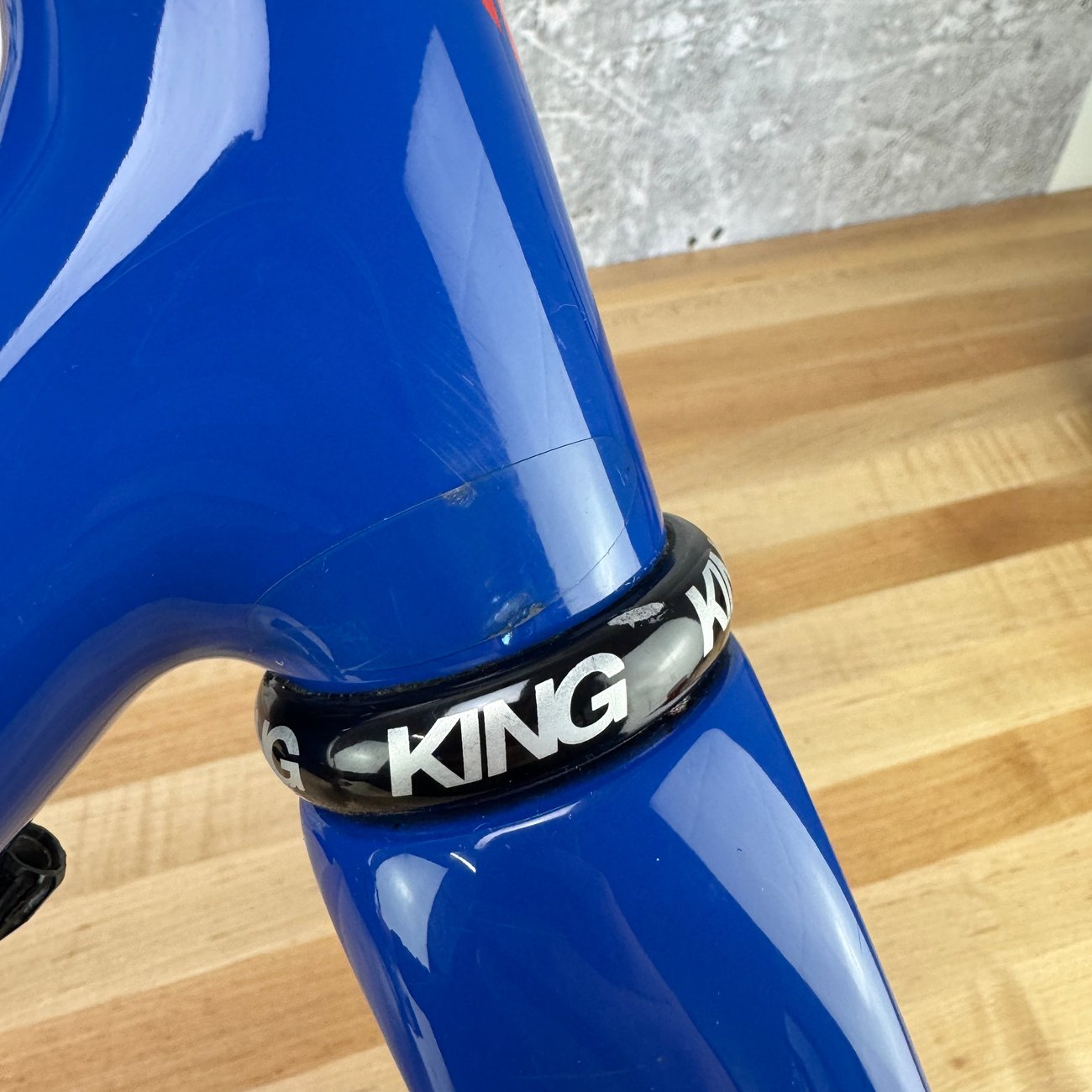 Festka One Blue Carbon Rim Brake 53cm Custom Road Bike Frameset 700c 1590g