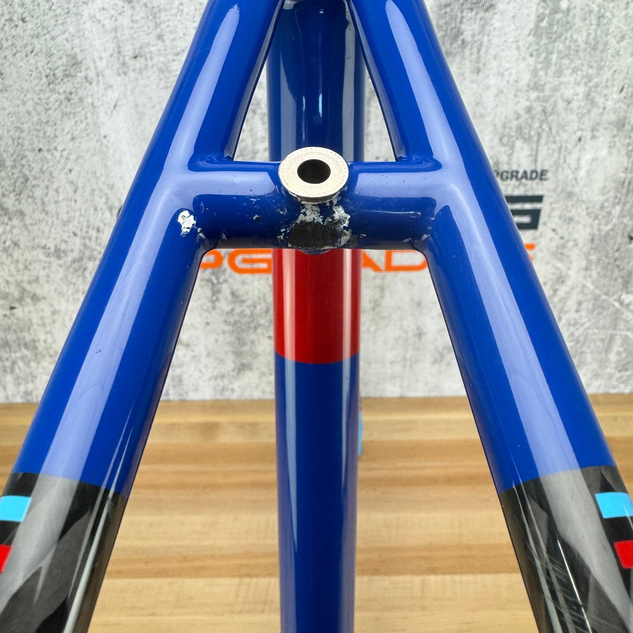 Festka One Blue Carbon Rim Brake 53cm Custom Road Bike Frameset 700c 1590g