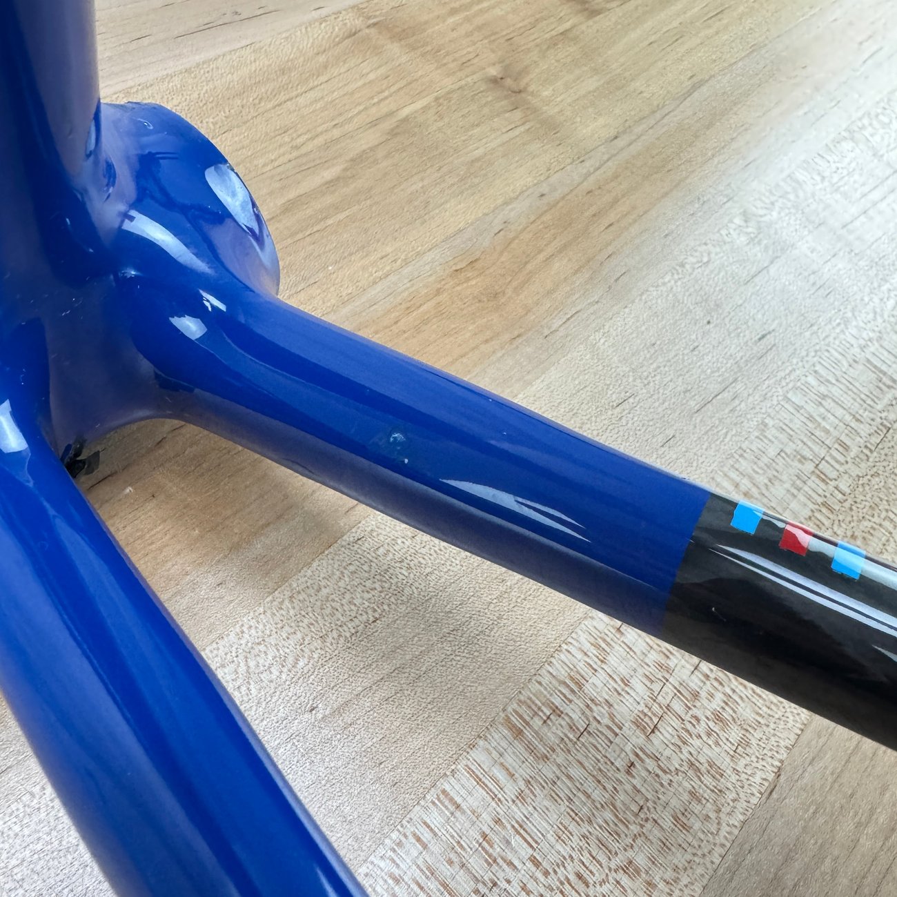 Festka One Blue Carbon Rim Brake 53cm Custom Road Bike Frameset 700c 1590g