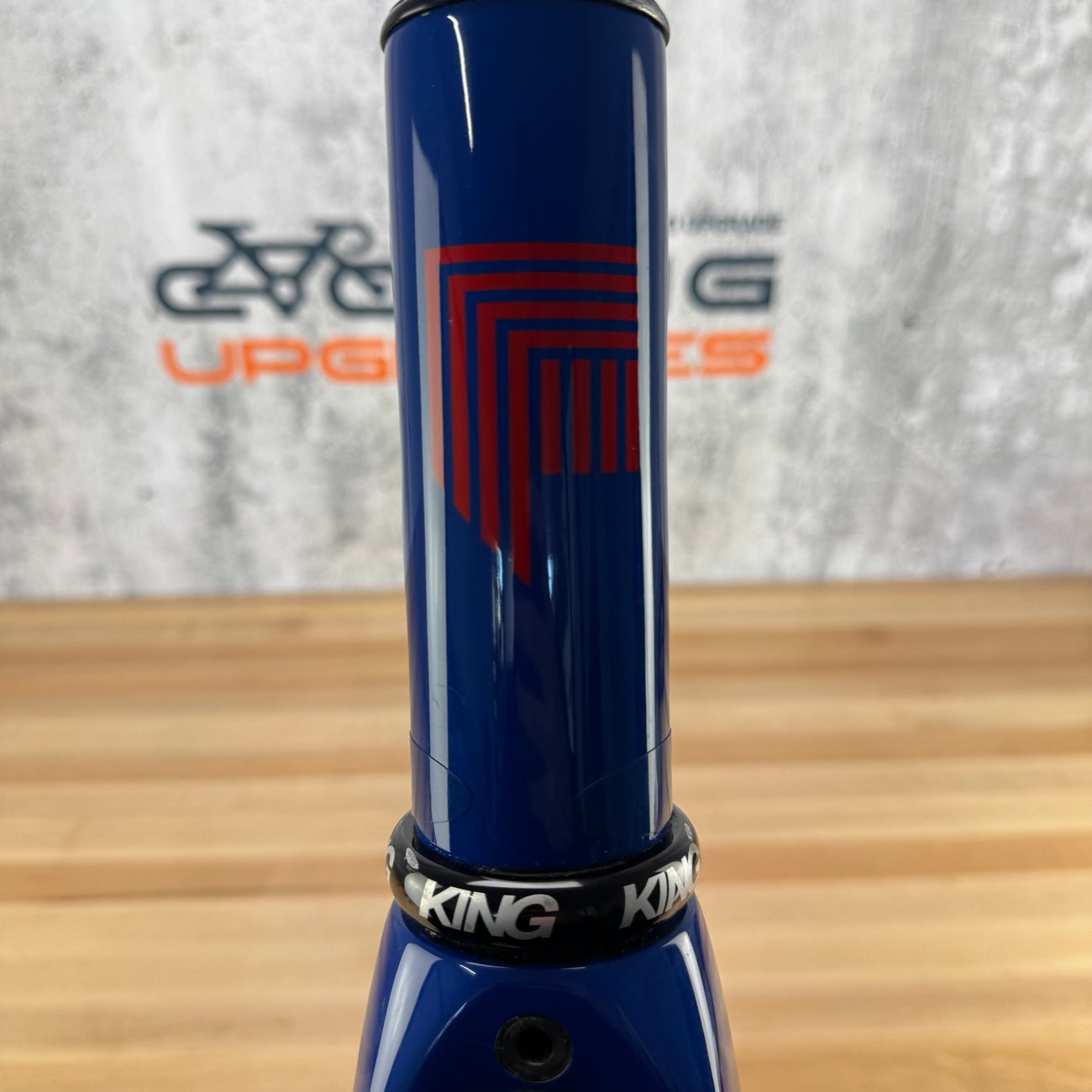 Festka One Blue Carbon Rim Brake 53cm Custom Road Bike Frameset 700c 1590g