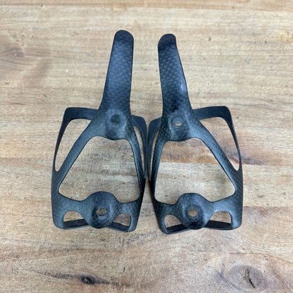 Low Mile! Serfas Vendetta Carbon Pair Bike Water Bottle Cages 28g