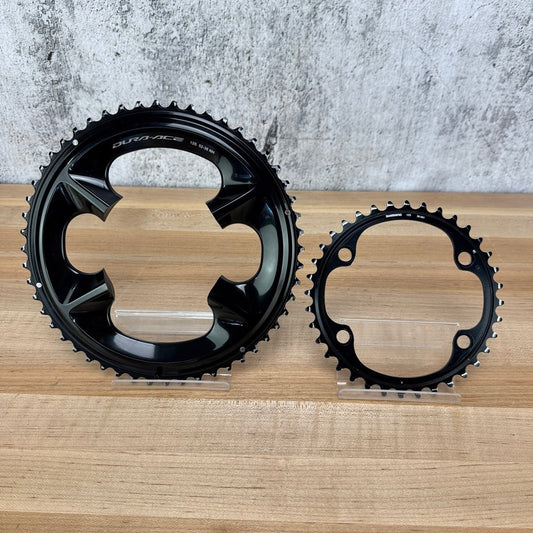 Low Mile! Shimano Dura-Ace R9200 52/36T 12-Speed 110BCD 4-Bolt Chainring Set