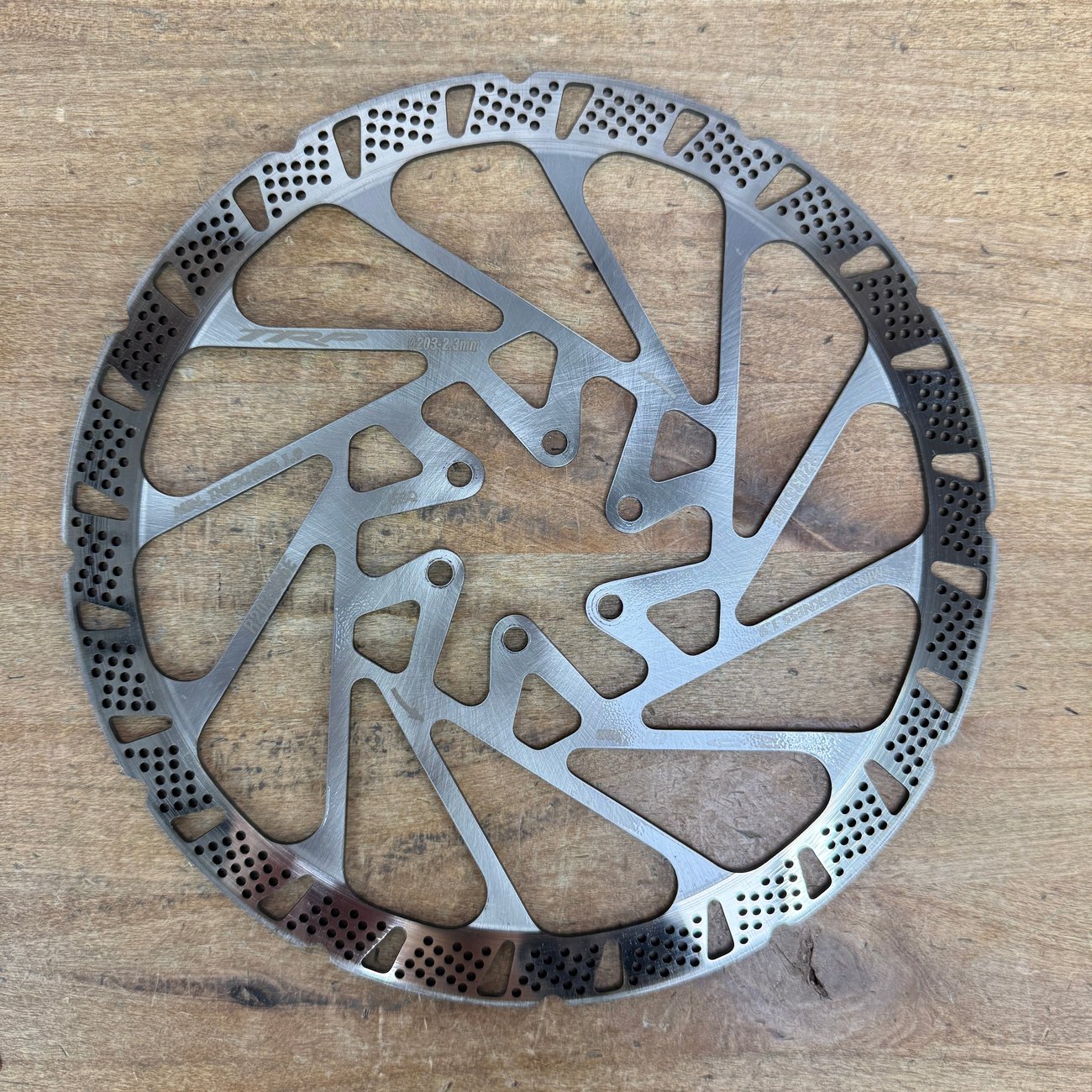 Low Mile! TRP RS05E Race Rotor 203mm 6-Bolt MTB Disc Brake Rotor 219g