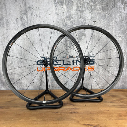 Low Mile! Vittoria Qurano 30 Graphine Plus Tubeless Rim Brake Carbon Wheelset 1502g