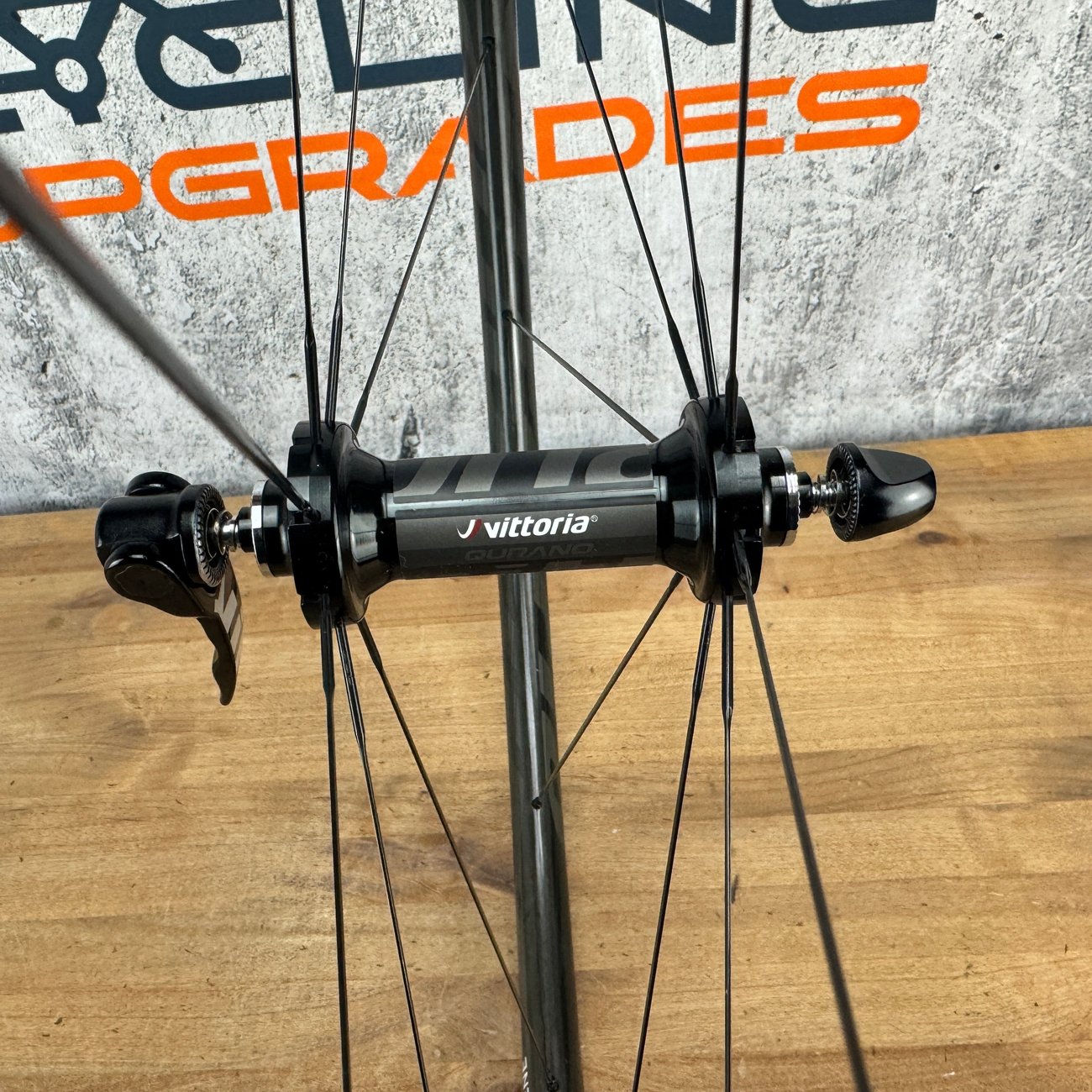 Low Mile! Vittoria Qurano 30 Graphine Plus Tubeless Rim Brake Carbon Wheelset 1502g