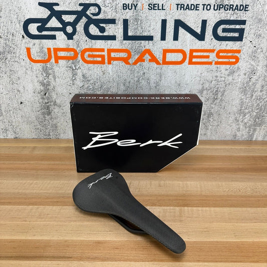 Low Mile! Berk Rogla Full Carbon 7x9mm Rails 132mm Bike Saddle 72g