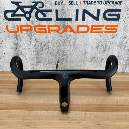 Low Mile! Black Inc Barstem Carbon 120mm x 42cm -6 Degrees Integrated Handlebar