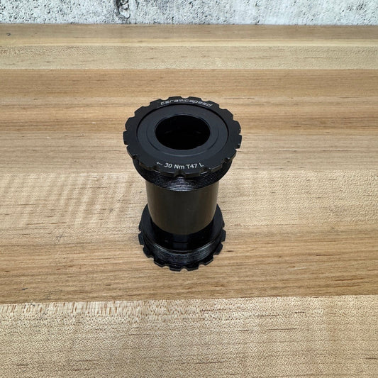 Low Mile! Ceramicspeed Coated Threadfit T47/86 Bottom Bracket for 24mm Spindles