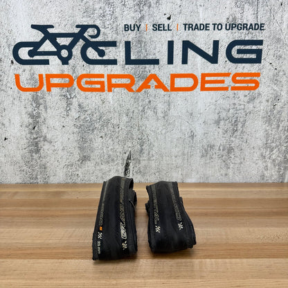 Low Mile! Continental Grand Prix 4000s II 700c x 23mm Clincher Pair Tires 412g