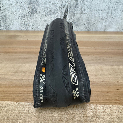 Low Mile! Continental Grand Prix 4000s II 700c x 23mm Clincher Pair Tires 412g