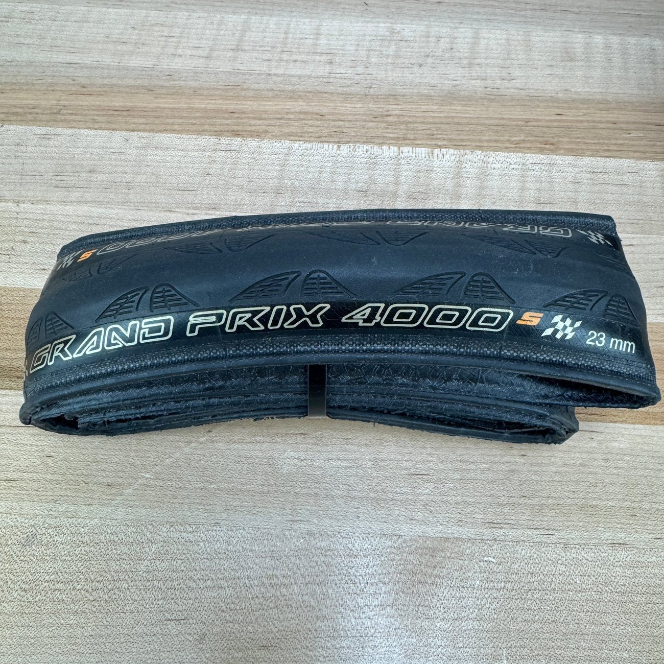 Low Mile! Continental Grand Prix 4000s II 700c x 23mm Clincher Pair Tires 412g