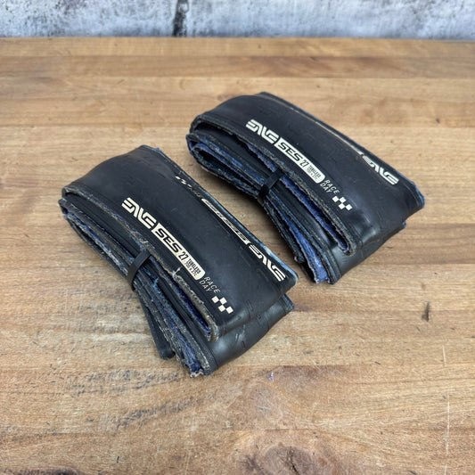 Low Mile! Pair Enve SES Raceday 700c x 27mm Tubeless Bike Tires