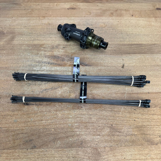 Low Mile! Scope Artech 3D Printed Titanium Rear Hub 151g 24H + 4.A Carbon Spokes