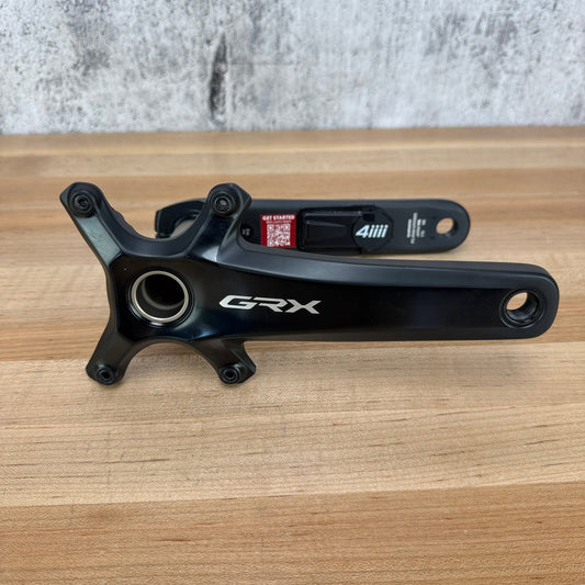 Low Mile! Shimano GRX FC-RX810/RX820 170mm 4iii Left Power Meter Crank Arms
