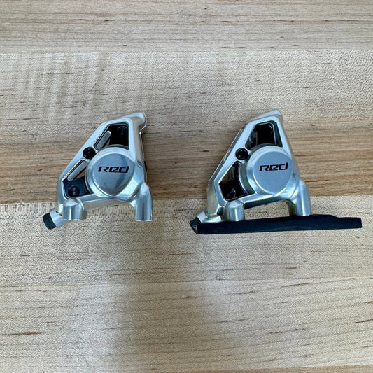 Low Mile! SRAM Red AXS E1 Flat-Mount Hydraulic Disc Brake Calipers 221g