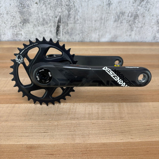 Low Mile! TruVativ Descendant 175mm 32T Carbon Boost DUB MTB Bike Crankset 547g