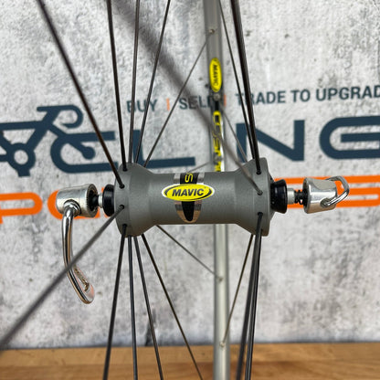 New Takeoff! Mavic Cosmos 24h Alloy Clincher Front Wheel 700c Rim Brake 790g