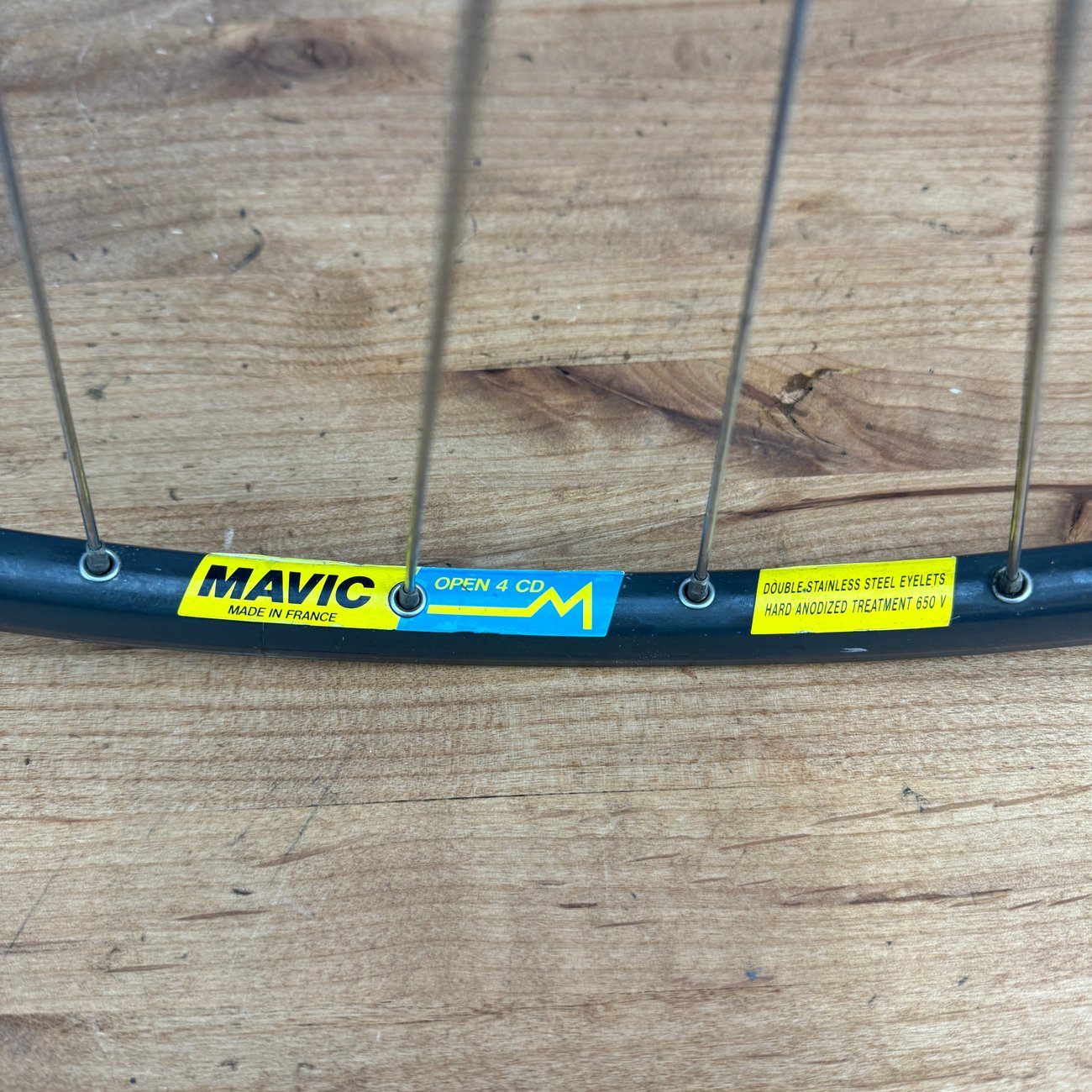 MAVIC OPEN 4 CD リム 700C ２本セット Mavic Open 4 CD Alloy Clincher Wheelset 700c Rim Brake 1936g