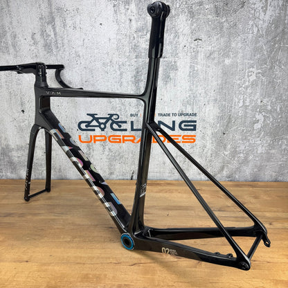 Mint! 2025 Factor O2 VAM 54cm Carbon Frameset 2062g Premium Package Chrome