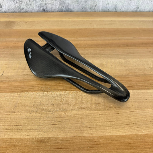 Mint! Alpitude Gardena 128mm 7x9mm Oval Carbon Rails UD Bike Saddle 72g