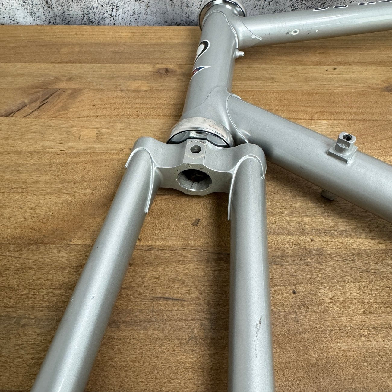 De Rosa Professional SLX 56x56cm Columbus Steel Silver Frameset 700c 2982g