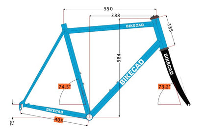 Mint! Berk Composites Allroad 55cm Rim Brake Carbon Frameset 700c 1551g