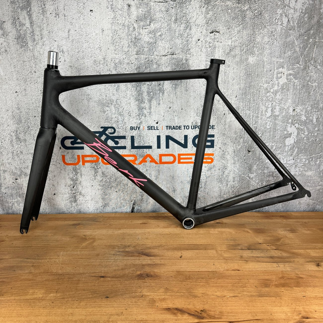 Mint! Berk Composites Allroad 55cm Rim Brake Carbon Frameset 700c 1551g