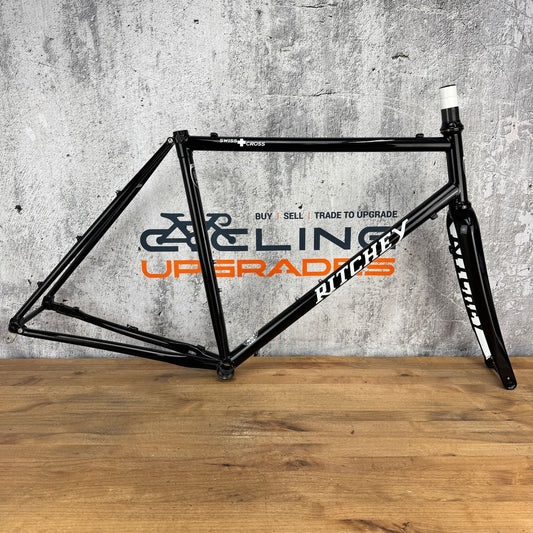 Mint! 2019 Ritchey Swiss Cross Large (56.2cm TT) Steel CX Gravel Disc Frameset 700c