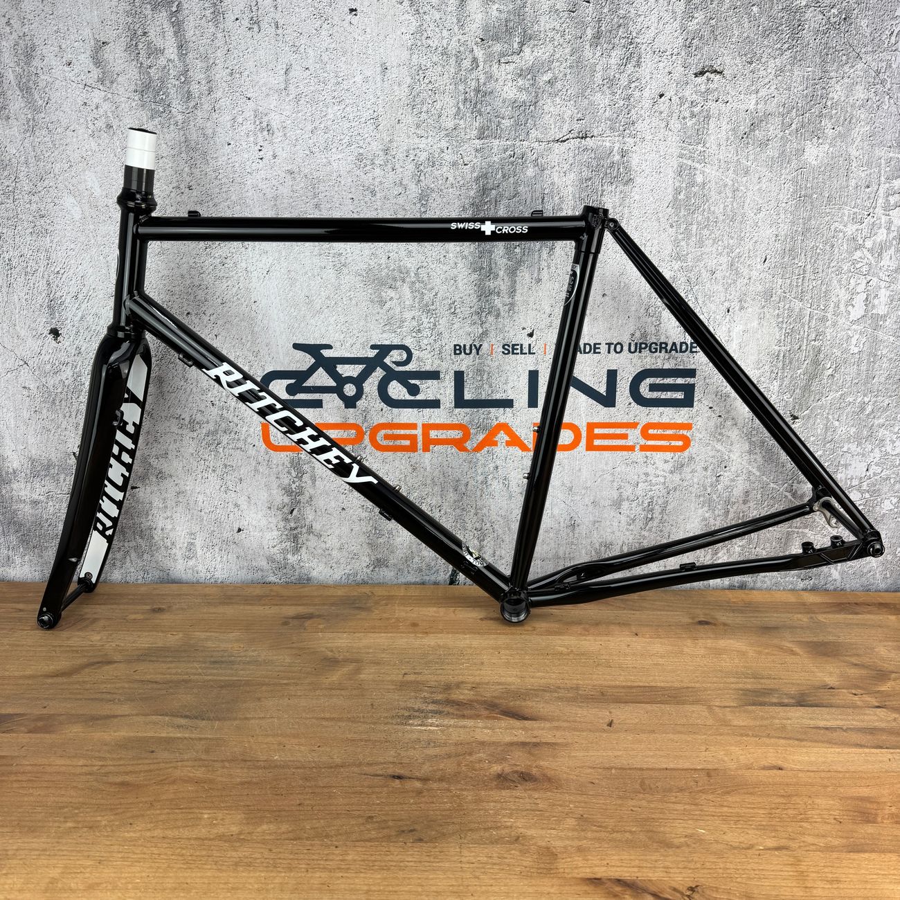 Mint! 2019 Ritchey Swiss Cross Large (56.2cm TT) Steel CX Gravel Disc Frameset 700c