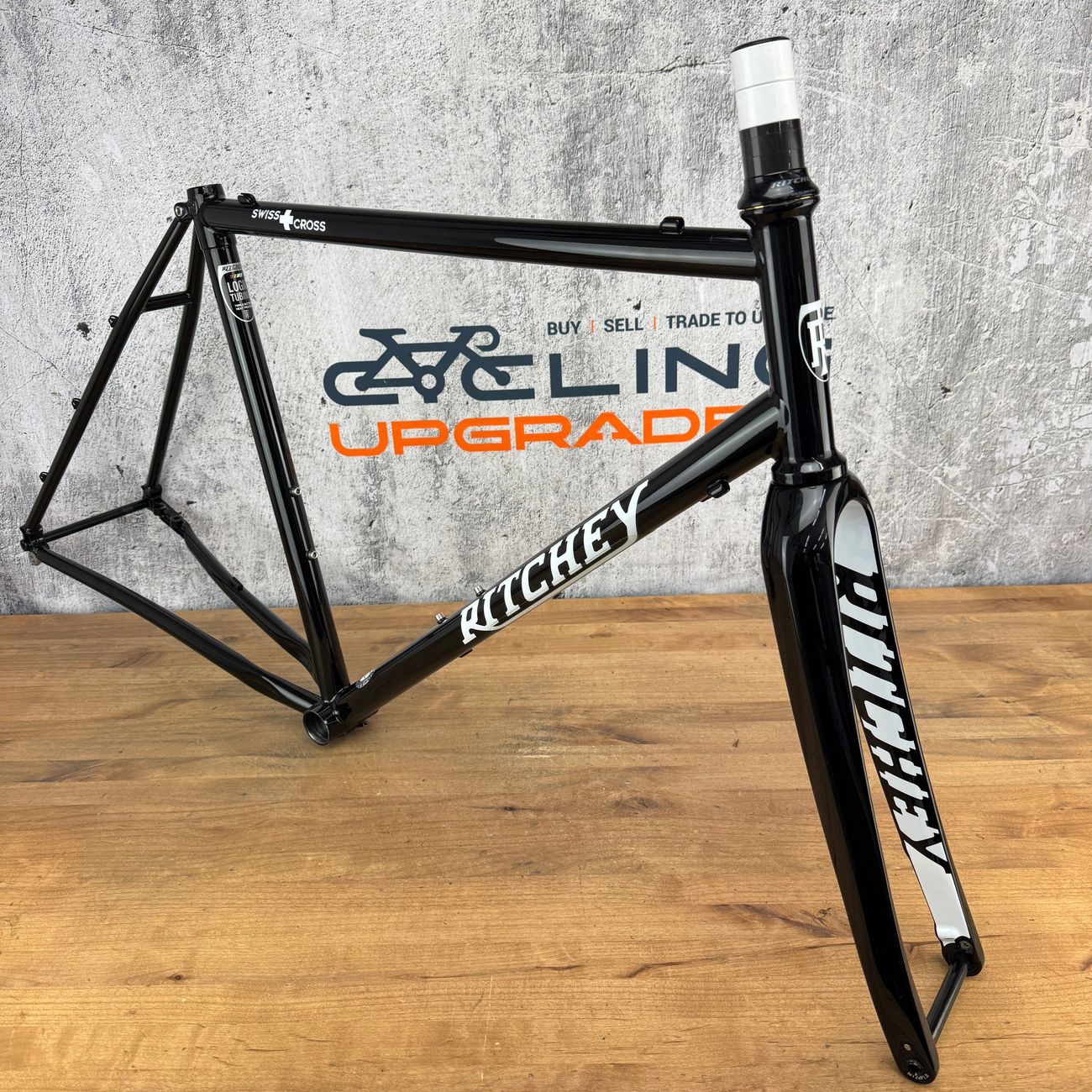 Mint! 2019 Ritchey Swiss Cross Large (56.2cm TT) Steel CX Gravel Disc Frameset 700c