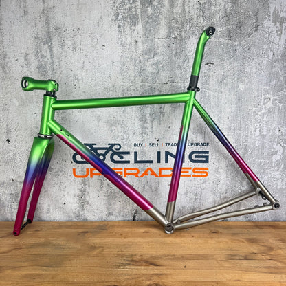 2021 Mosaic GT-1 AR Titanium 56.5cm Enve Chris King Gravel Bike Frameset 700c