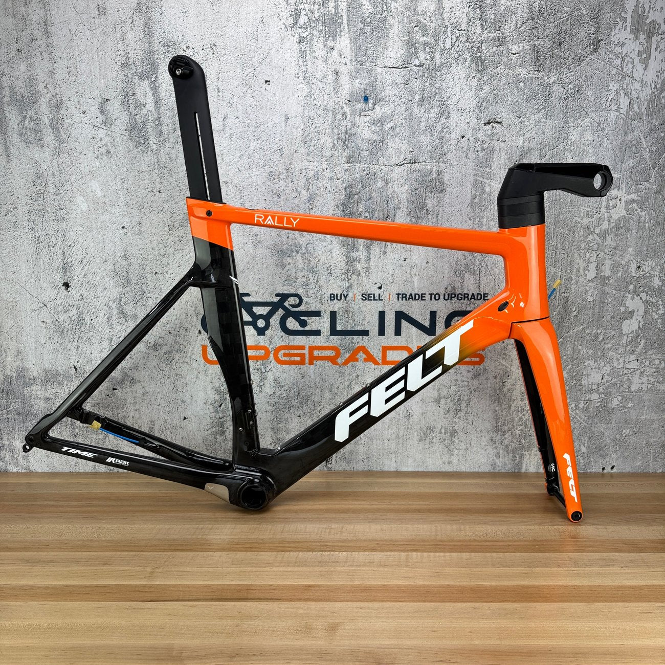 New! 2020 Felt AR Advanced Team Rally 58cm Carbon Disc Frameset 700c Orange