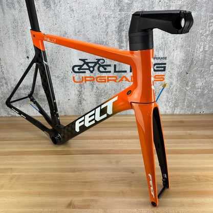 New! 2020 Felt AR Advanced Team Rally 58cm Carbon Disc Frameset 700c Orange