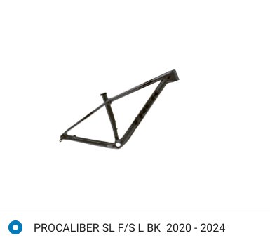 New! 2023 Trek Procaliber SL Large Blackout Carbon 29" Boost MTB Frame Hardtail UDH