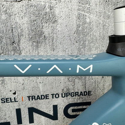 New! 2023 Factor O2 VAM 54cm Carbon Disc Frameset 700c Ornate Azure 1340g