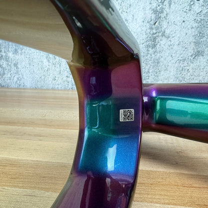 New! 2025 Allied Able FS09 Harlequin Purple to Green 54cm Carbon Disc Frameset