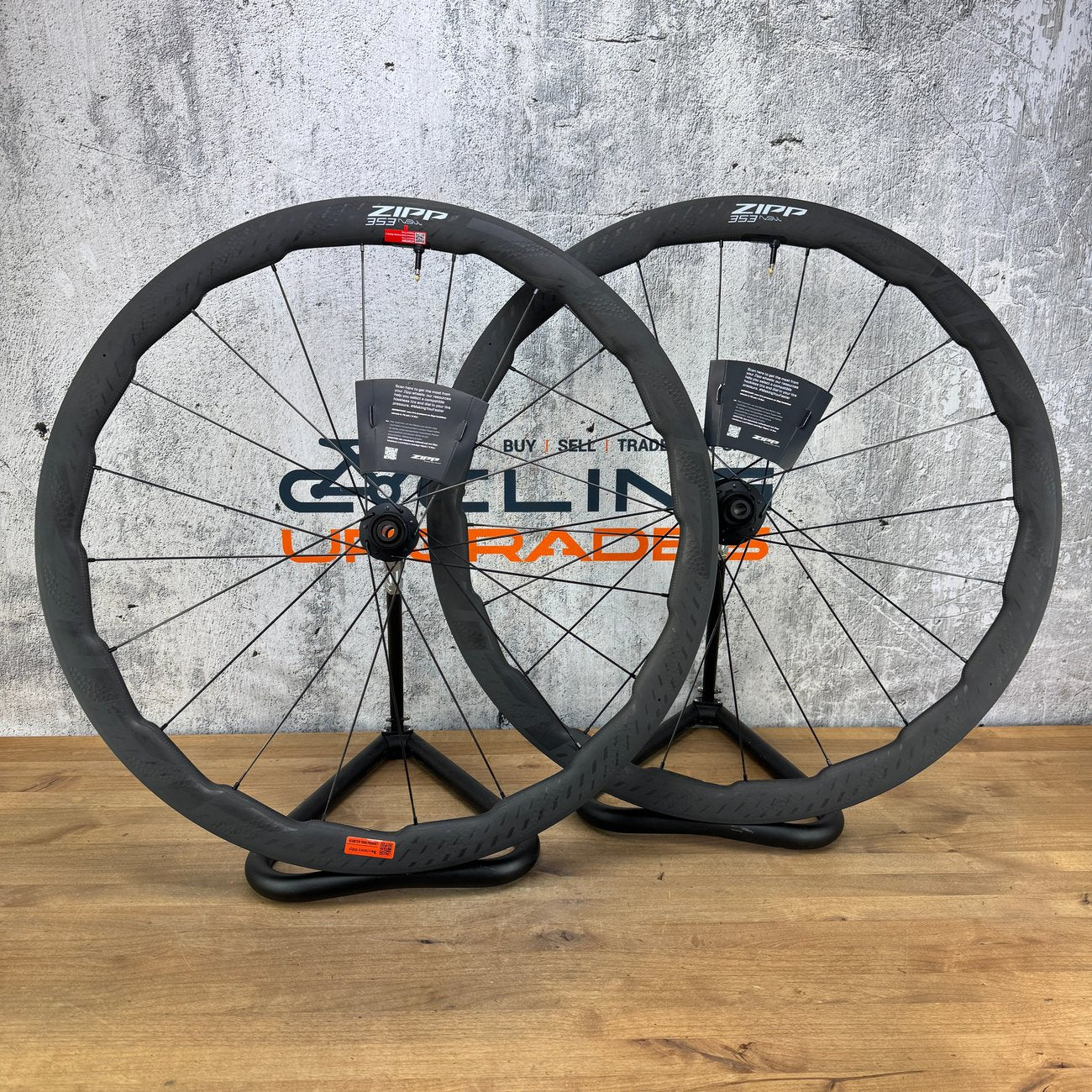 New! 2025 Zipp 353 NSW ZR1 SL Ceramic AXS Carbon Wheelset 1318g MSRP $4300