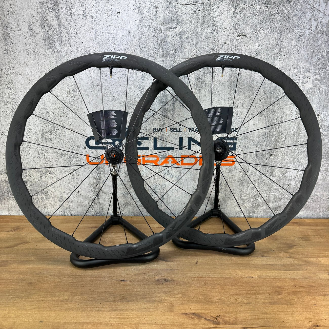 New! 2025 Zipp 353 NSW ZR1 SL Ceramic AXS Carbon Wheelset 1318g MSRP $4300