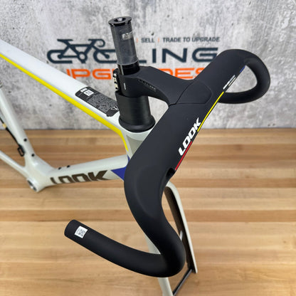New! 2026 Look 795 Blade RS Team Ionic Platinum White Medium Carbon Frameset