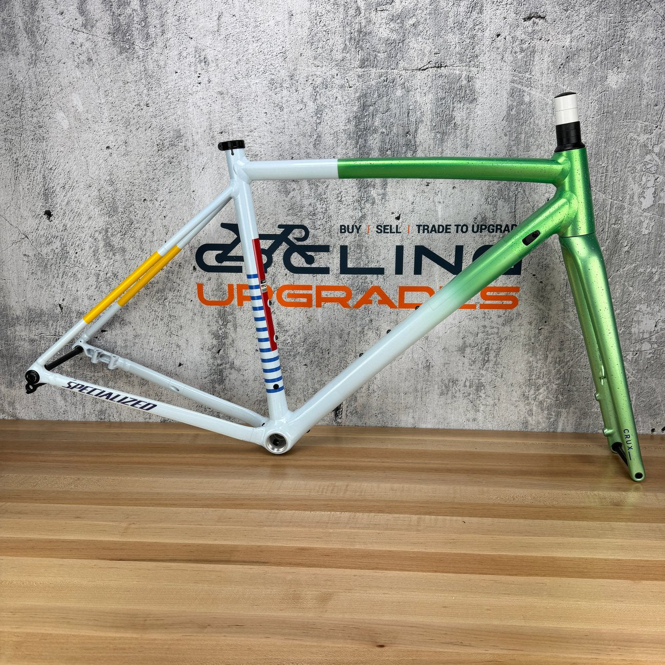 New! 2026 Specialized Crux DSW 54cm Ride Wrap Alloy Disc Gravel Frameset 700c