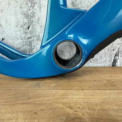 New! 3T Exploro Ultra 61cm Indigo Carbon Gravel Disc Brake Frameset 700c 2402g