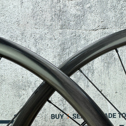 New! 825g! Custom Lightbicycle AR25 Extralite Carbon Spokes Disc Wheelset