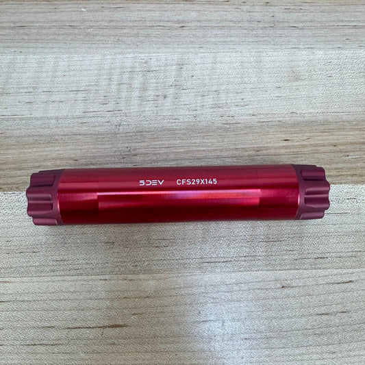 New! 5DEV (145mm) 29mm (DUB) DH Downhill Red Crankset Spinde