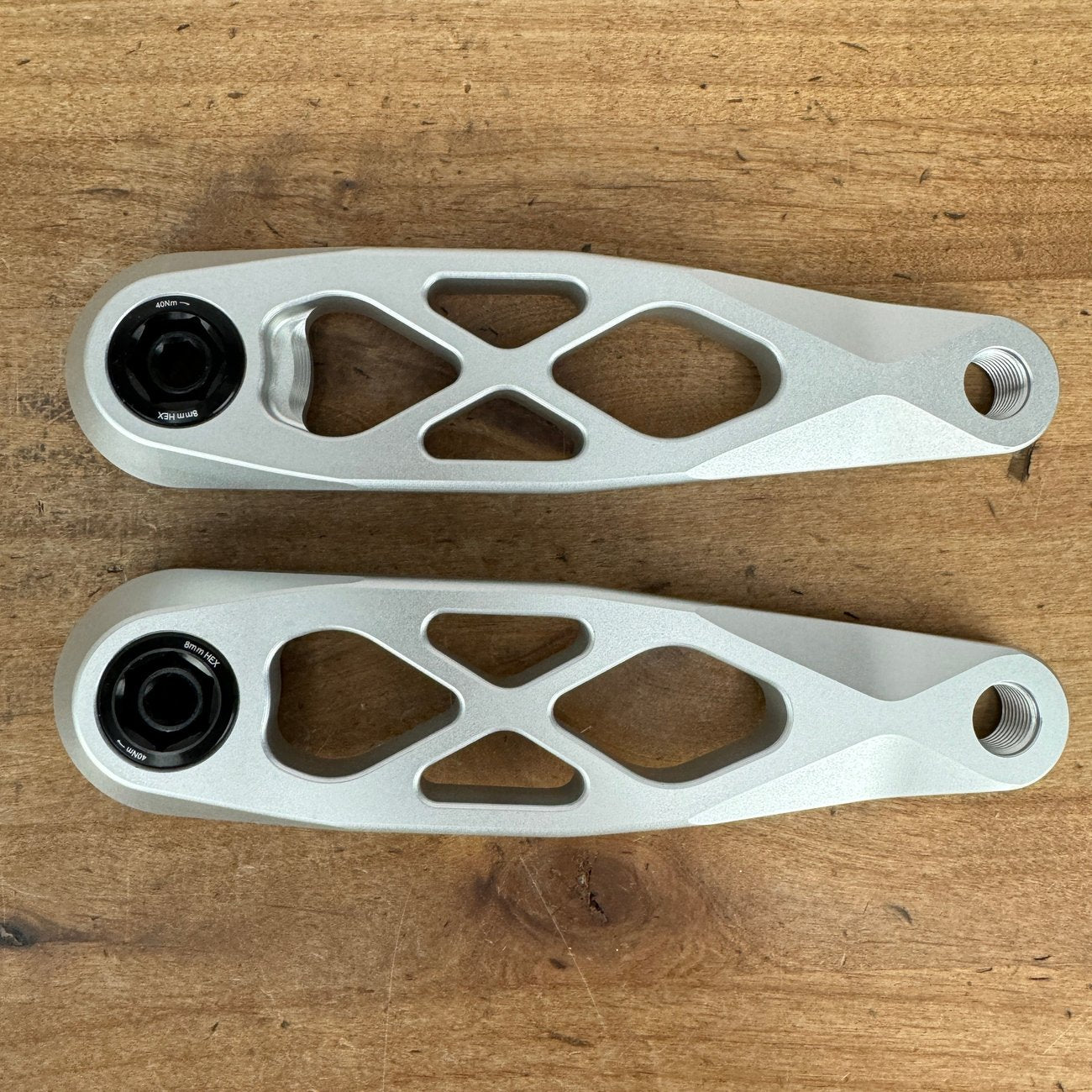 New! 5DEV R-Spec 165mm Trail/Enduro Mountain Bike Billet Silver Crankset 625g